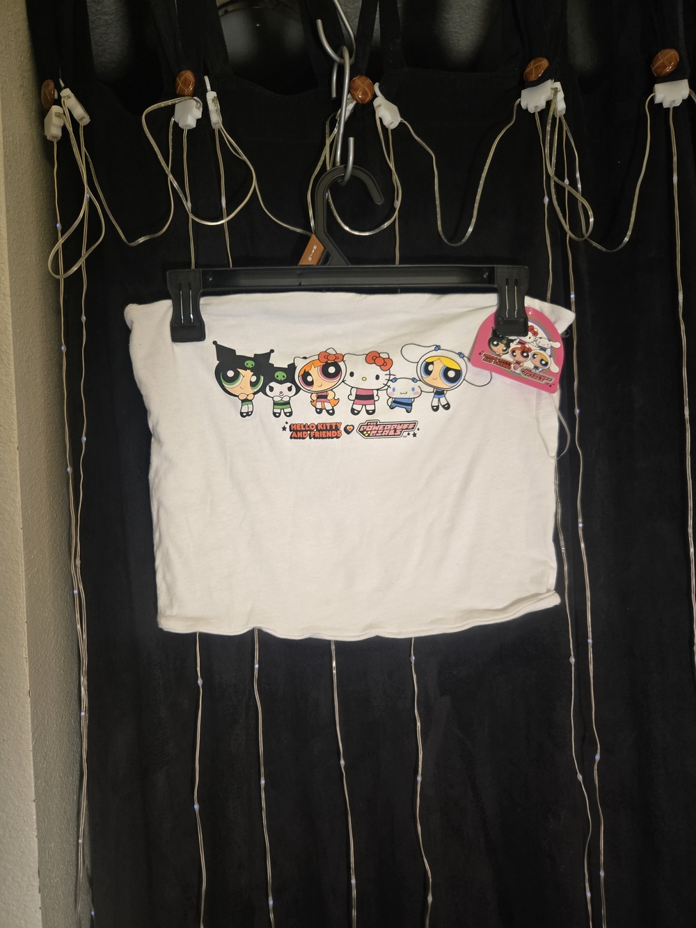 Powerpuff Girls White Graphic Tube Top